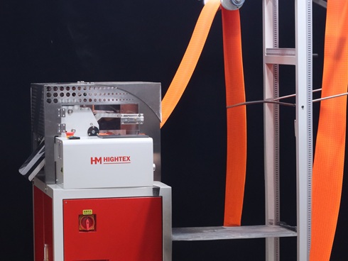 Heavy duty automatic webbing cutting machine